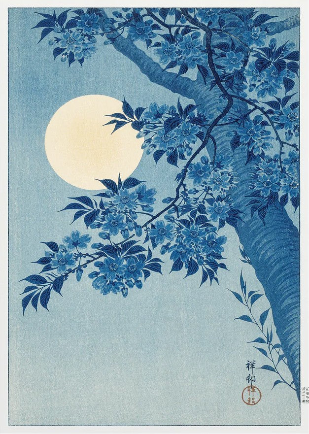 Japan Takahashi Yuming Yamanaka Lake Mount Fuji Canvas Print Cherry Blossoms Wall Art Posters for Modern Living Rooms Home Decor