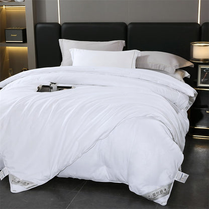 Edredom de Seda Natural Mulberry Luxuoso Queen King Size Acolchoado de Verão Inverno para Solteiro Casal Enchimento de Cama