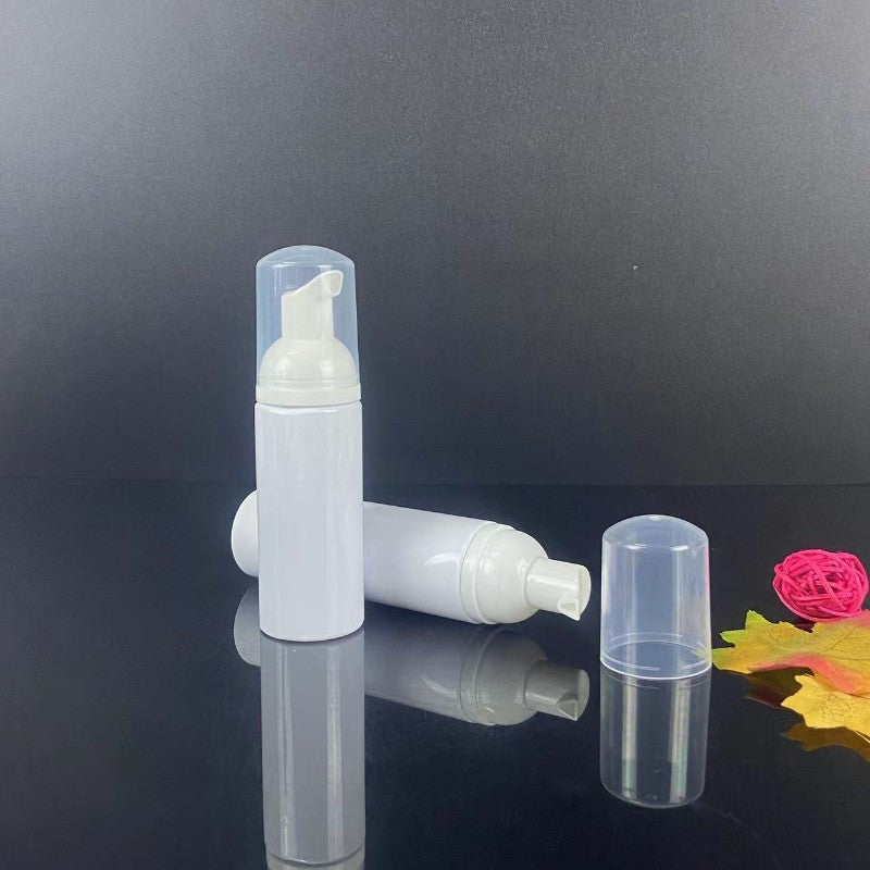 10/30/60PCS portable press mousse foam bottle, white pet plastic bottle cleansing milk bottle bottle wholesale Clean one's teeth