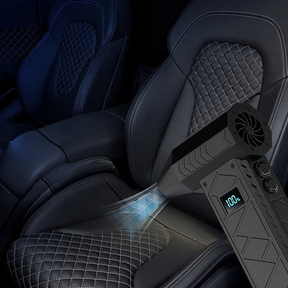 Portable 280000PRM High-speed Turbo Fan Violent with Workinglights 10000mAh Rechargeable Electric Air Duste Home Violent Blower