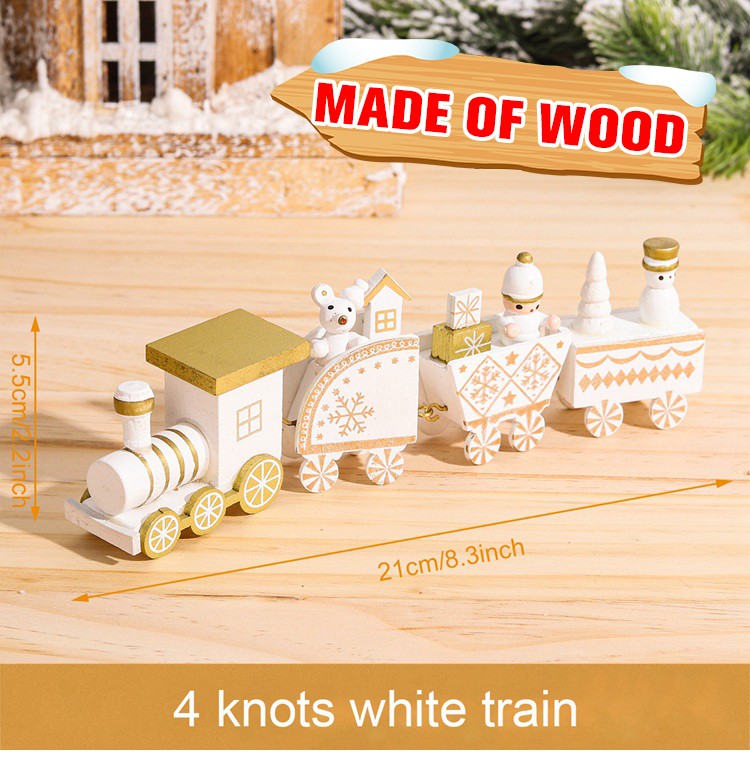 Wooden/Plastic Train Christmas Ornament Merry Christmas Decoration For Home 2025 Xmas Gifts Noel Natal Navidad New Year 2026