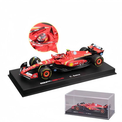 Bburago F1 1:43 Ferrari SF-24 Alloy Miniature Diecast Model Formula 1racing Alloy Luxury Vehicle Toys F1 Car Birthday Kids Gifts