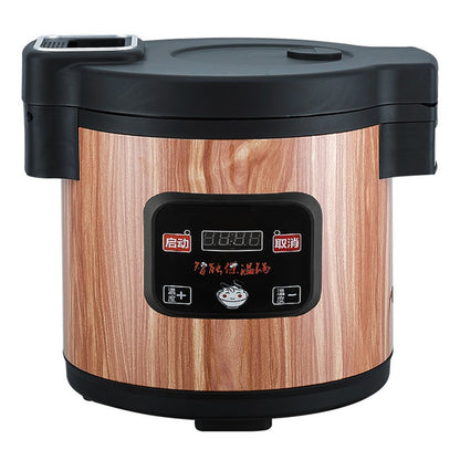 15L Electric Rice Cooker Heating Insulated Food Container Non-stick Inner Soup Warmer Kitchen Appliances For Sushi Restaurant