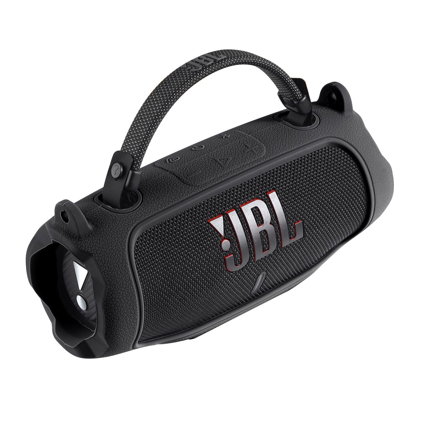 Portable Bluetooth Speaker Carry Silicone Case,Soft Protective Sleeve Cover with Shoulder Strap for JBL Charge 6 Speaker