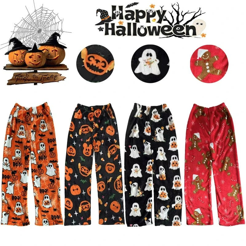 New Anime Stitch Pajama Pants Halloween Fashion  Pajama Trousers men's Home Pants Autumn Winter Loungewear Trouser