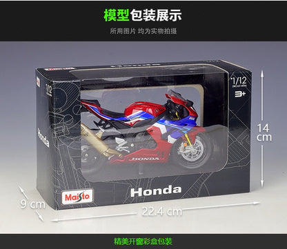 Maisto 1:12 Honda Cbr1000rr-r Cbr1000rr 1000 rr Fireblade Sp Simulação de Carro de Corrida Modelo de Moto de Liga Com Base Brinquedos e Presentes
