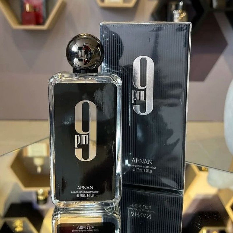 100ml Afnan 9AM 9PM Eau de Parfum Elixir Unissex Colônia Spray Perfume Masculino Feminino de Alta Qualidade Longa Duração Árabe