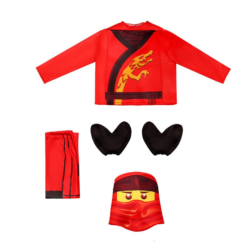 Anime Game Ninja Costumes for Boys and Girls Sets Halloween Children's Cosplay Performance Costumes Sutit