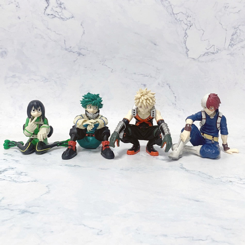 Em Estoque Novo Anime My Hero Academia Midoriya Izuku Bakugou Katsuki Ochaco Uraraka Bonecos de Anime Brinquedos para Crianças Presente de Natal