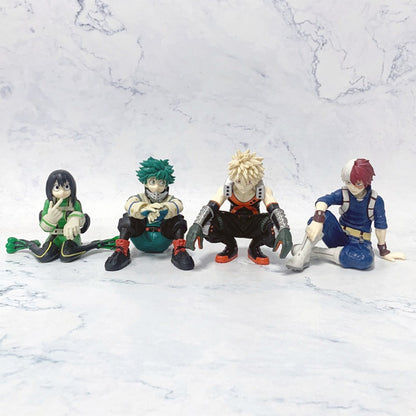 Em Estoque Novo Anime My Hero Academia Midoriya Izuku Bakugou Katsuki Ochaco Uraraka Bonecos de Anime Brinquedos para Crianças Presente de Natal