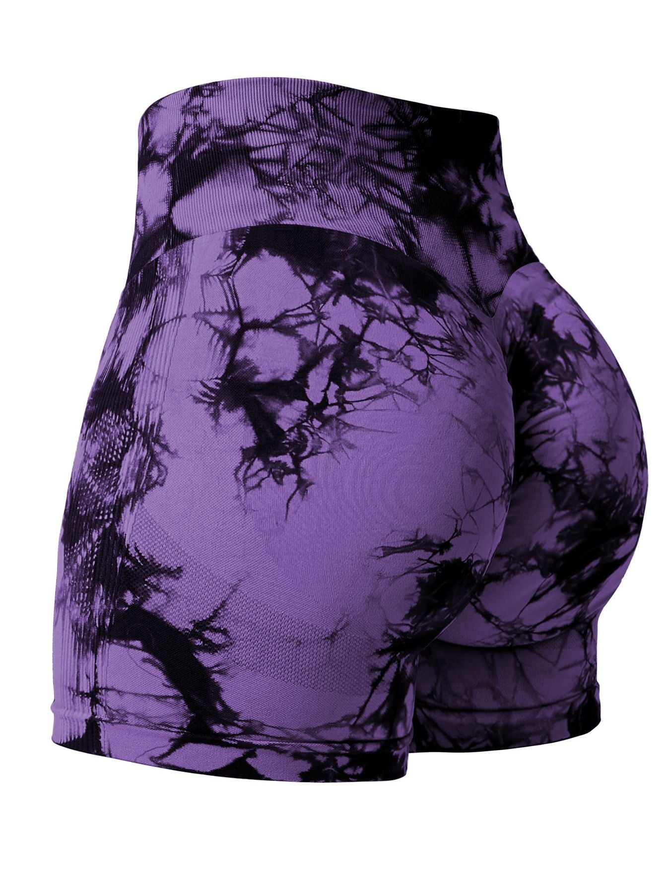 2024 Summer New 16 Color Sexy Tie Dye Shorts Woman Fitness Seamless Butt Lifting Shorts One Pieces Activewear Running Outdoors