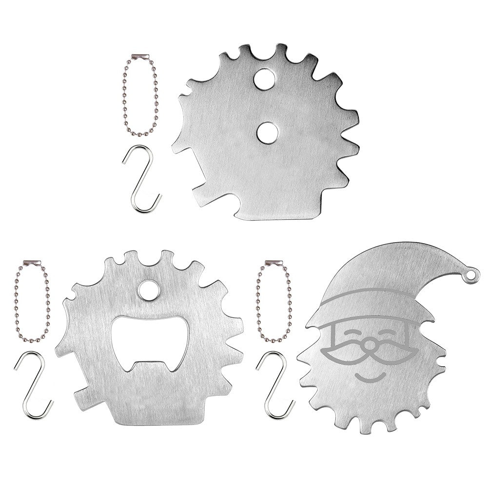 BBQ Grill Scraper Stainless Steel Grills Grate Cleaner Portable Metal Barbecue Scraper Grill Scrubber Tool Camping Accessories