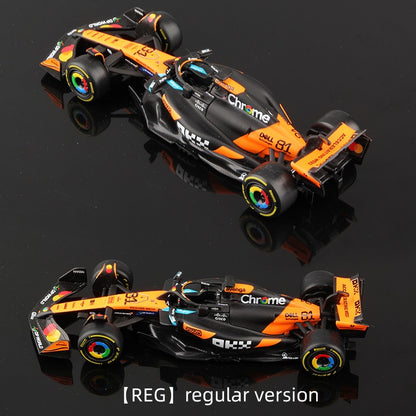 Bburago 1:43 2025 McLaren Racing MCL39 F1 Liga Modelo Formula Automóvel Brinquedo #4 Norris #81 Piastri Miniatura Estática Fundida