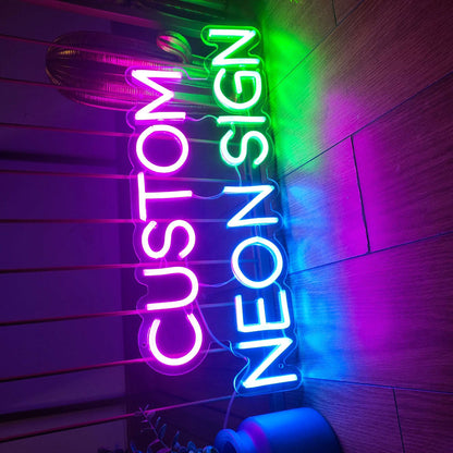 Custom Neon Sign Personalized Text Logo Names Customized LED Neon Signs Birthday Wedding Party Bar Coffee Wall Light Decoration