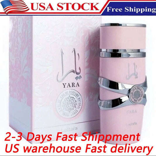 Yara by Lattafa Perfumes | Eau De Parfum - 100ml (3.4 fl oz) | - Women Long-Lasting Floral Scent Best Valentine's Day Gif