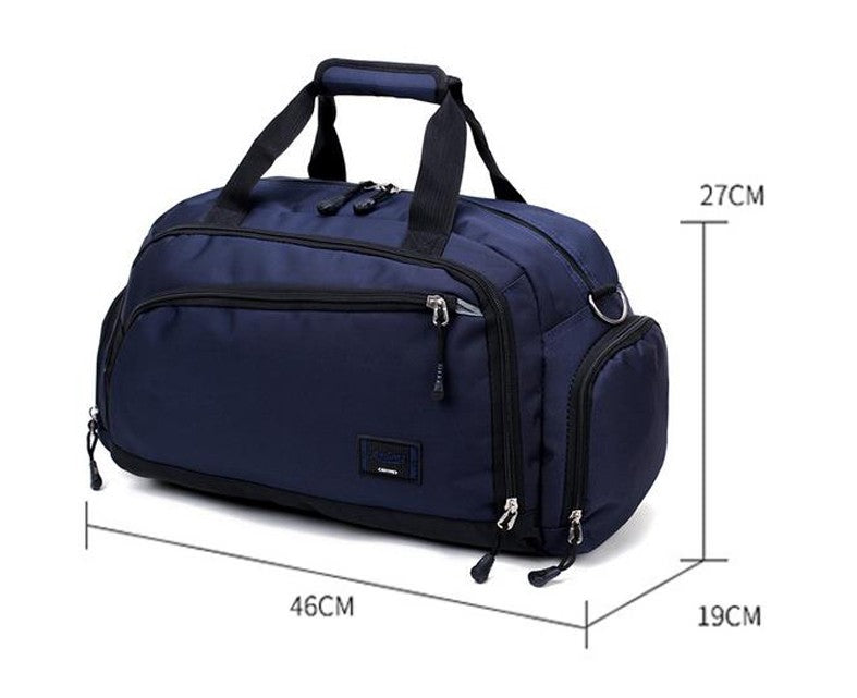 Unisex Waterproof Nylon Travel Handbag Men Weekend Shoulder Bags Vintage Casual Duffel Weekend Bag Women Overnight Packing Cubes