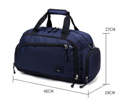 Unisex Waterproof Nylon Travel Handbag Men Weekend Shoulder Bags Vintage Casual Duffel Weekend Bag Women Overnight Packing Cubes