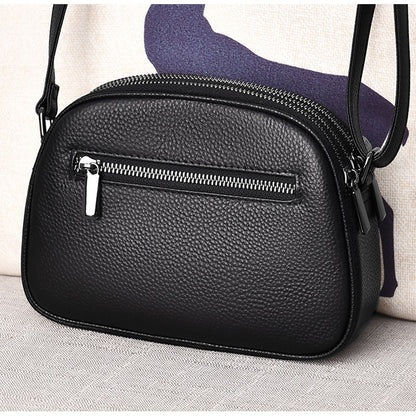 Luxury Leather Tote Bag - Designer Brand Women's Handbag for Office & Daily Use, Modern Minimalist Style