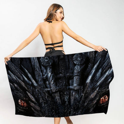 Film G-Game Of T-Thrones Microfiber Blanket Quick Drying Beach Towels Oversized Printing Super Absorbent Pool Towel Blanket