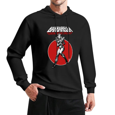 Barbarella - Queen of the Galaxy Hoodie japanese style men's winter sweater mens designer clothes mens hoodie