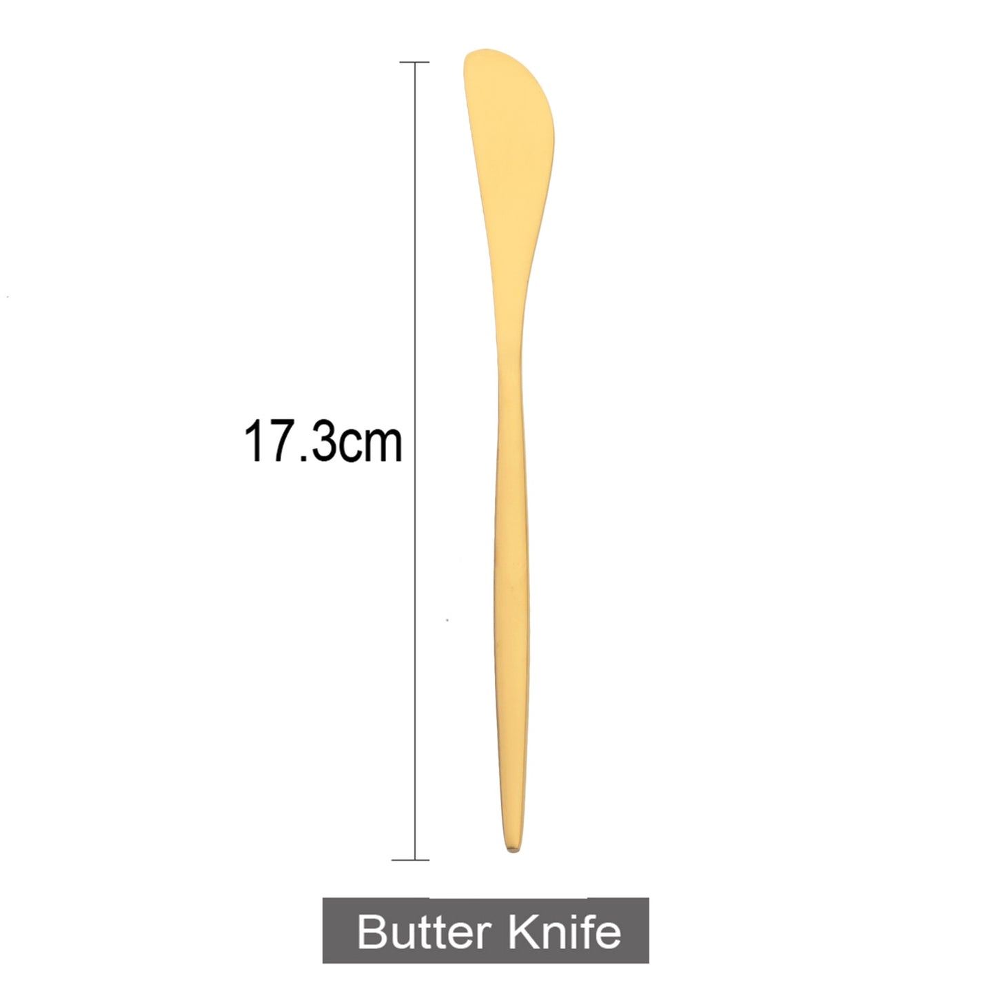 Black Gold Butter Knife Matte Stainless Steel Cutlery Cheese Dessert Jam Spreaders Cream Knifes Gold Dessert Tool Utensil