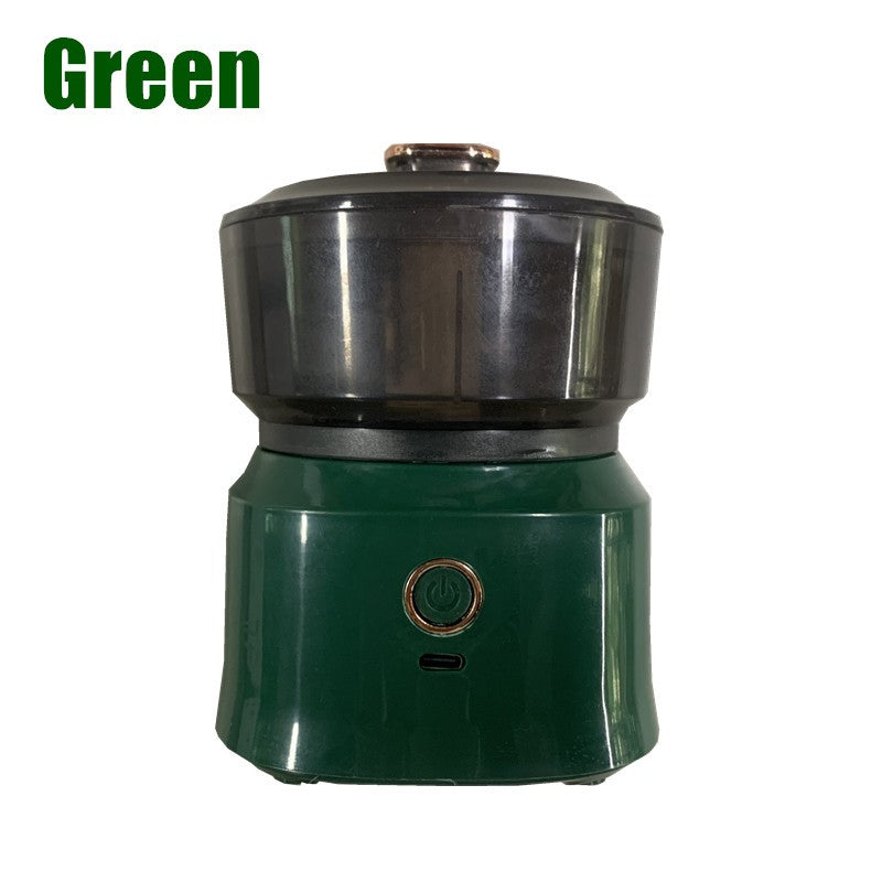 350ml Mini Processador Elétrico Sem Fio de Alho, Dupla Função, Para Purê de Alho, Recarregável Via USB, Triturador de Alimentos Para Cozinha, Moedor de Carne e Vegetais