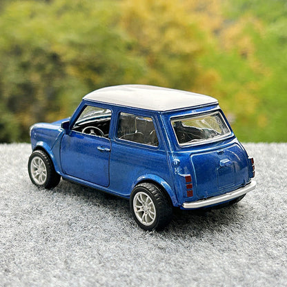 1:36 Liga Diecast Vintage Modelo de Carro FIAT MINI Clássico Modelo de Carro Miniatura com Fricção Réplica de Veículo para Presente de Coleção