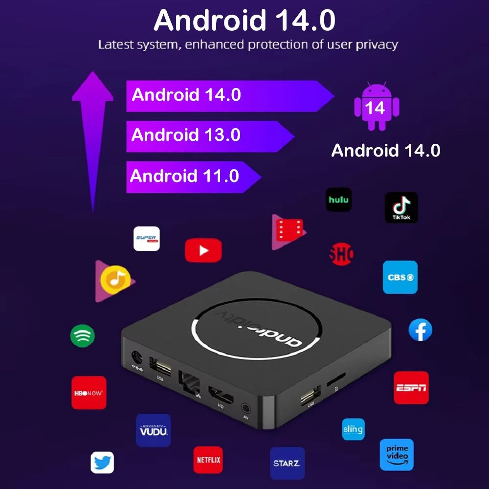 Android14 TV Box Q10 Allwinner H313 Suporta Wi-Fi Duplo 2.4G e 5G 8K 64G 128G Rom Set Top Box Media Player TV Box Set Top Box de Voz