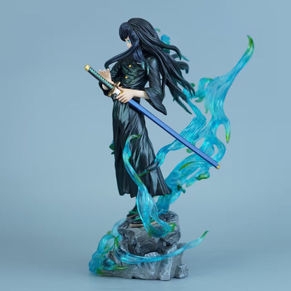 25cm 9.8 polegadas Anime Tokitou Muichirou Action Figures Estátua Pvc Enfeite De Mesa Coleção Estátua Modelo Decoração Quarto Brinquedos De Mesa