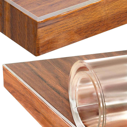 1.5mm Thick Clear Table Protector, Clear Table Cover Protector, Plastic Table Cover, Clear Desk Mat Desk Pad, Desk Protector Mat