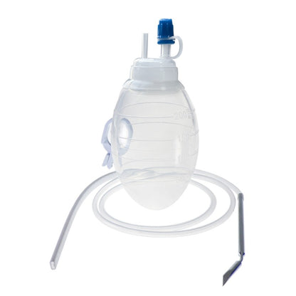 Sistema de Drenagem de Silicone, Tubo de Drenagem com Bola de Pressão Negativa de Silicone Médico, Equipamento Veterinário, Instrumentos Cirúrgicos para Animais de Estimação