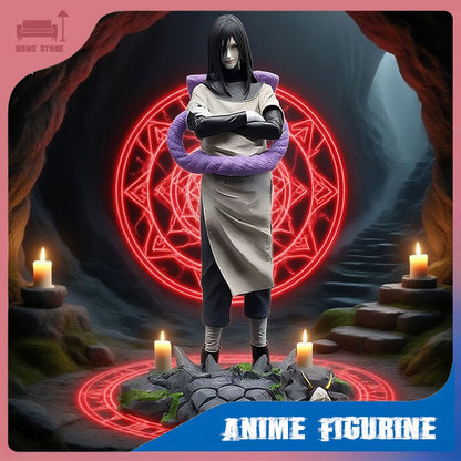 Boneco de Anime Naruto Orochimaru Action Figure Akatsuki PVC Modelo Estátua Decoração de Mesa Coleção de Periféricos de Anime Brinquedo de Presente