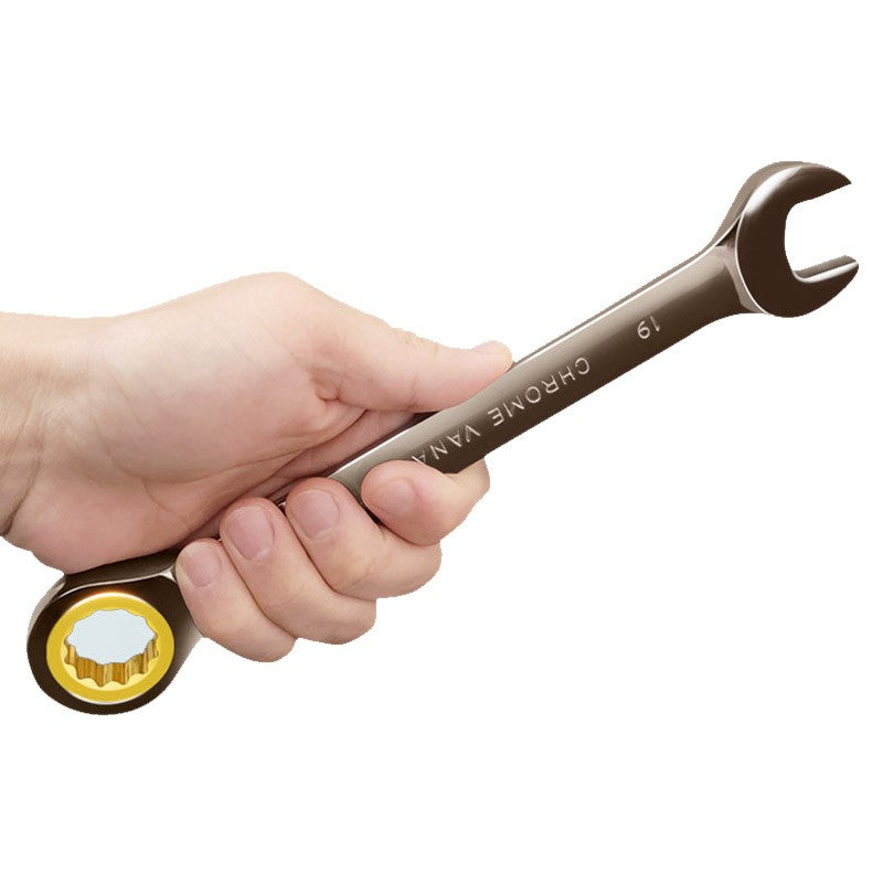 1pcs Ratchet Wrench Keys Gear Ring Tool Torque Universal Spanners for Car Repair Tools Metric