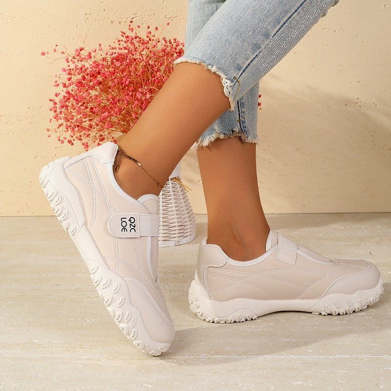 Soft Sole Non-Slip Work Shoes Comfortable for Feet Autumn Winter Women's Black Sneakers Slip-On Waterproof Kitchen Office