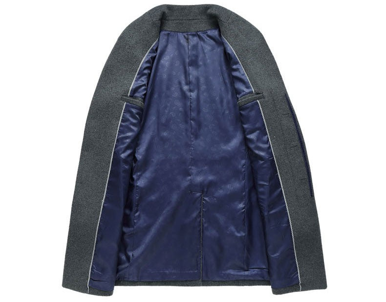 Oversized Men's Wool Overcoat 5XL High Quality Business Casual Winter Jacket Coat Men Clothing Woolen Coats A2F6009