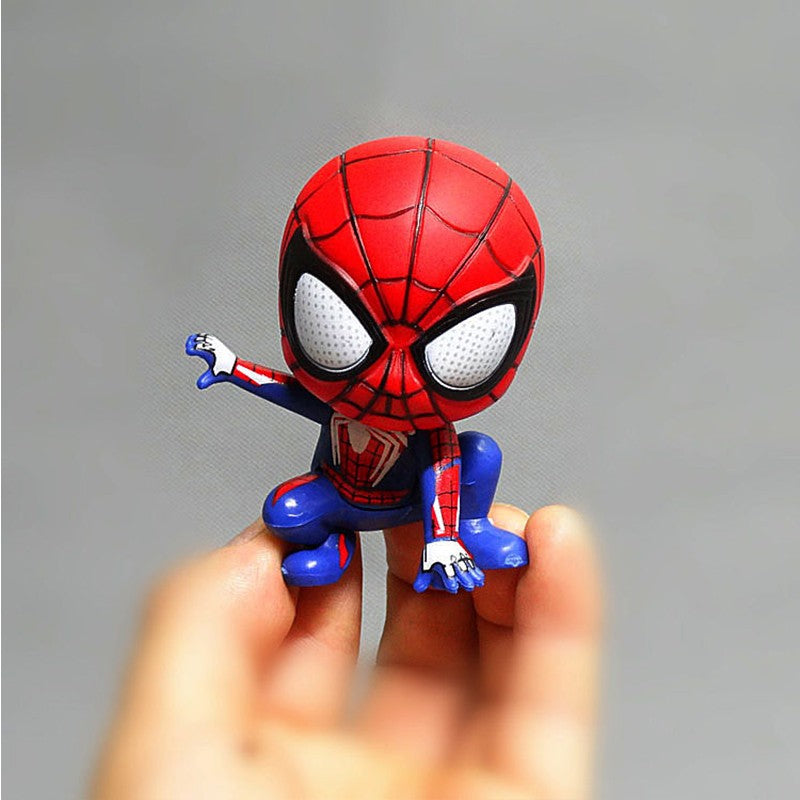 Marvel Spiderman Anime Action Figure Toys PVC Model Spider Man Dolls Decoration Cake Decoration Mdoel Toys Birthday Gifts