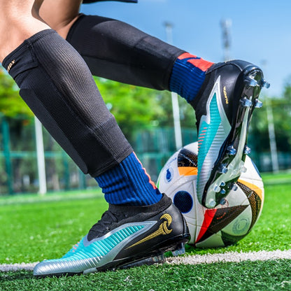 High Quality Mens Soccer Shoes TF/FG Training Football Sneakers Ultralight Non-Slip Turf Soccer Cleats Chuteira Campo 35-45
