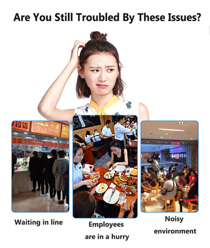 Wireless Restaurant Pagers Calling System 16 Coasters Buzzer Vibrator Bell Receivers For Food Truck Bar Coffee Fast Food Hotel