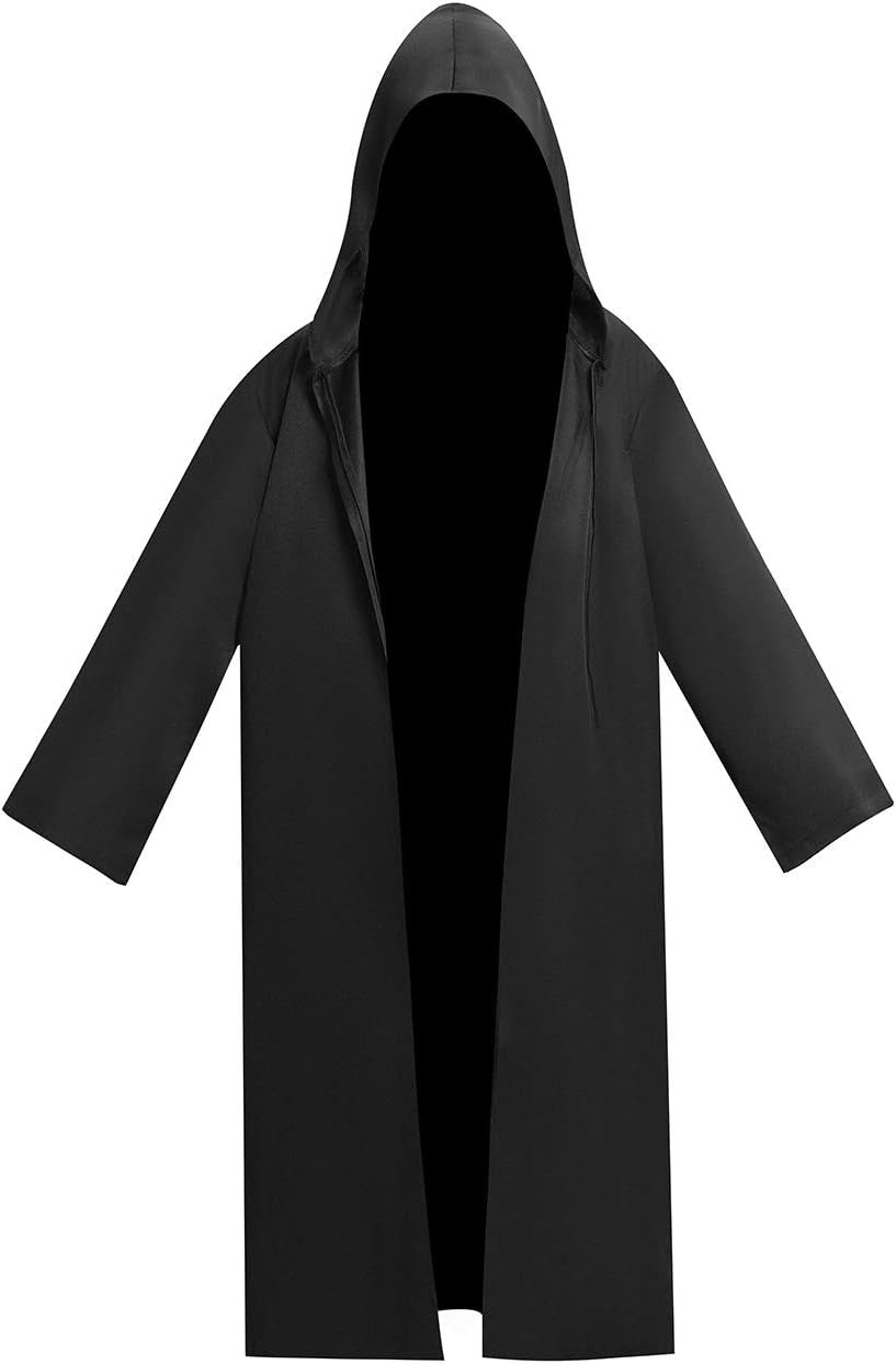 2024  Wizard Tunic Hooded Robe Halloween Cloak Cosplay Costumes Brown  cosplay costumes