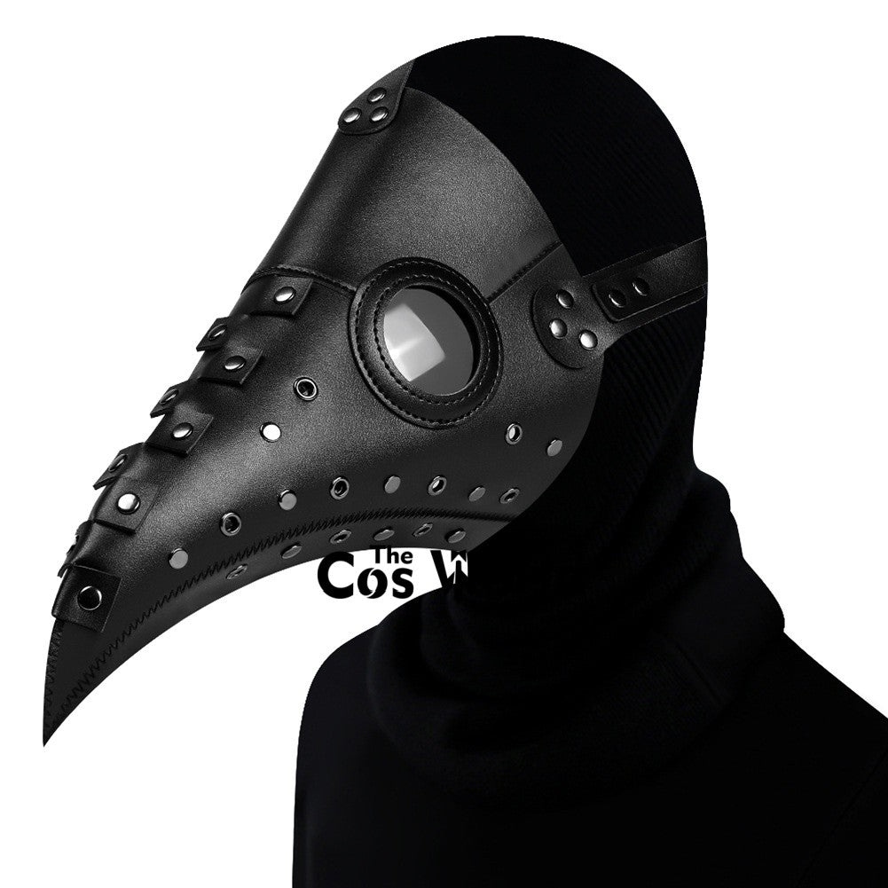 Halloween Plague Doctor Mask Steampunk Gothic Bird Beak Props for Party Carnival Cosplay Costumes Masquerade