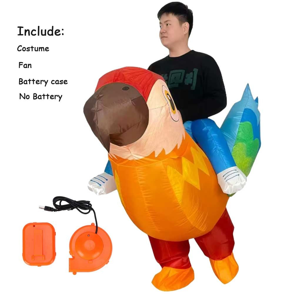 New Arrival Adult Inflatable Parrot Cosplay Costume Props Performance Atmosphere Festival Funny Costumes Special Use Clothing