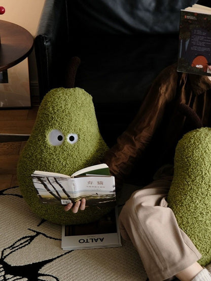 Big Duck Pear Pillow, Sofa Cushion, Girl Bedroom, Bed, Cute Plush Doll, Christmas Birthday Gift