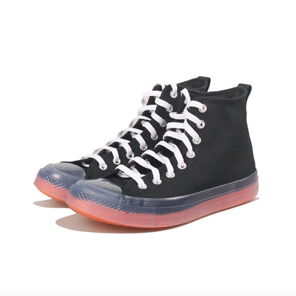 Converse Chuck Taylor All Star CX Men's and Women's Skateboarding Shoes, Durable, Shockproof Sneakers, Black and Orange