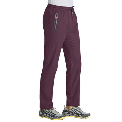 TACVASEN Outdoor Pants Men Quick Dry Straight Running Hiking Pants Elastic Lightweight Yoga Fitness Exercise Sweatpants Joggers