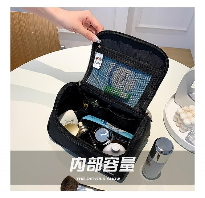 Hello Kittys Cosmetic Bag Cute Cosmetic Bag Girl Portable Large Capacity Travel Wash Up Skin Care Products Storage Bag