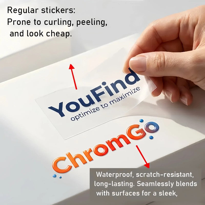 50pcs Sticker Personalized Logo Custom Stickers 3D Transfer Stickers Wedding Labels UV DTF Customized Waterproof Company Brand