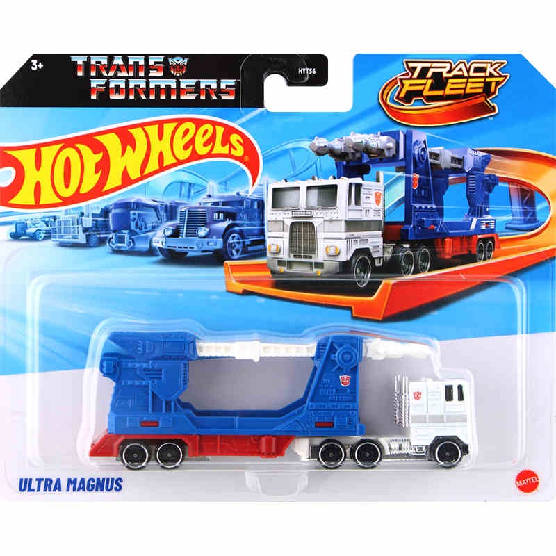 New Hot Wheels Transformers  Transformerstrack Fleet Optimus Prime Ultra Magnus Volvo 240 Drift 1/64 Diecast Car Model Toy Gift
