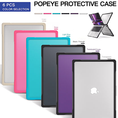 Laptop Sleeve Case for Apple Macbook Pro Air Laptop Bag Cases 16 15 14 13 13.6 inch Plastic Sleeve Matte Hard Shockproof Cover