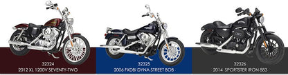 Maisto 1:12 Harley Avenue Glide 2015 Street Glide Especial Imitação Liga Moto Modelo Brinquedo Presente Coleção Exposição
