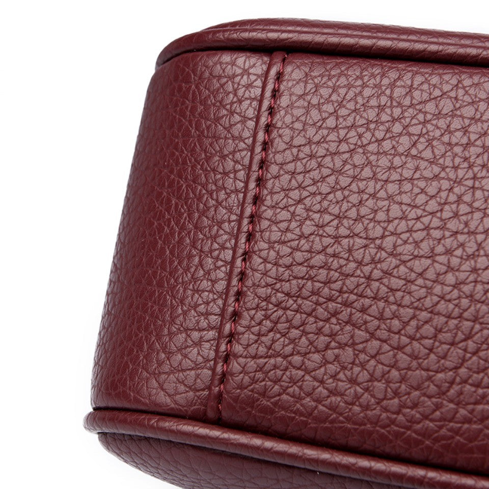 Genuine Brand Top Quality Soft Pu Leather Shoulder Crossbody Bags for Women 2026 Designer Handbag 2 Layers Hand Messenger Bag